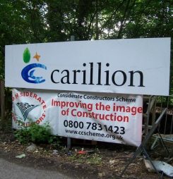HAS CARILLION COLLAPSE AFFECTED YOU?