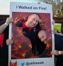 WALKING OVER COALS